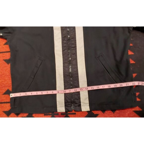 OLD NAVY OUTDOOR STYLE MOD MEN'S TAILORED BLACK CANVAS JACKET. SIZE MEDIUM - Picture 7 of 10